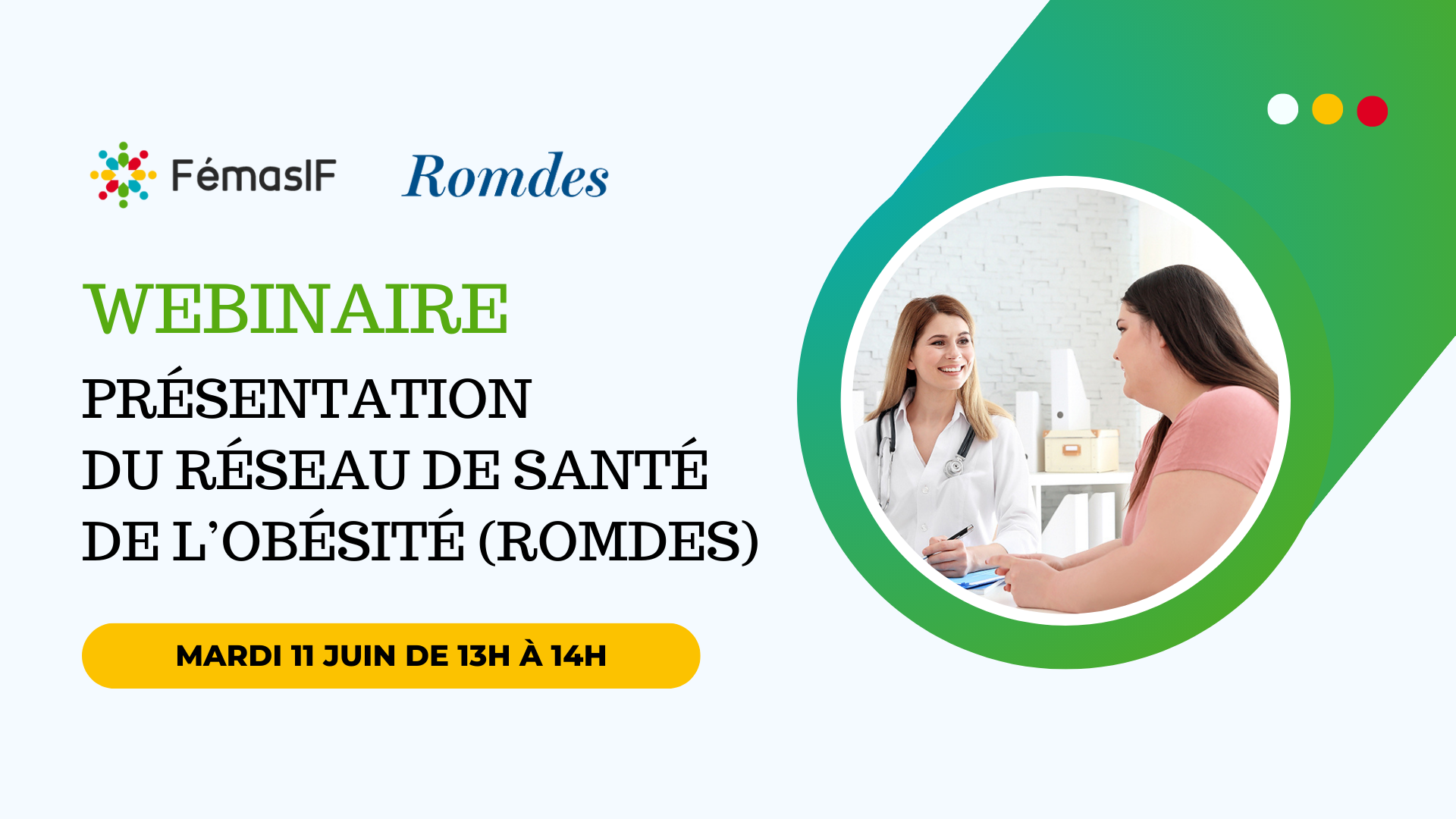 11 juin 2024 : webinaire de présentation de ROMDES - Femasif